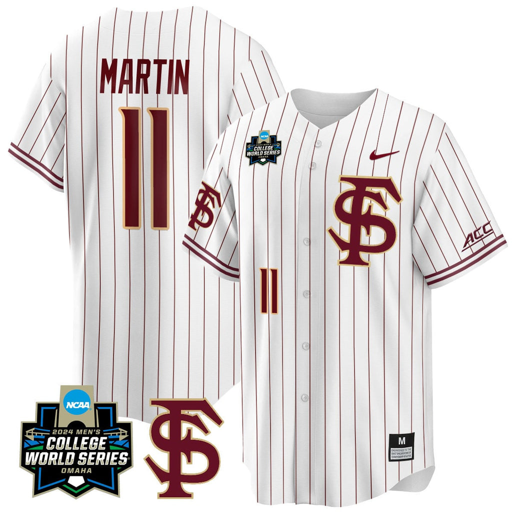 Men's Florida State Seminoles 2024 College World Series Vapor Premier Limited Jersey V1 - All Stitched