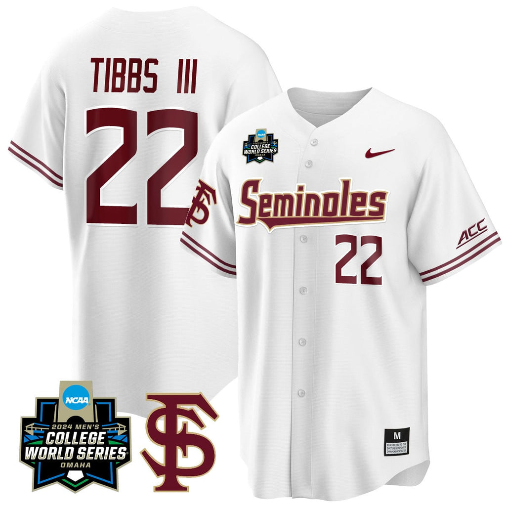 Men's Florida State Seminoles 2024 College World Series Vapor Premier Limited Jersey V1 - All Stitched
