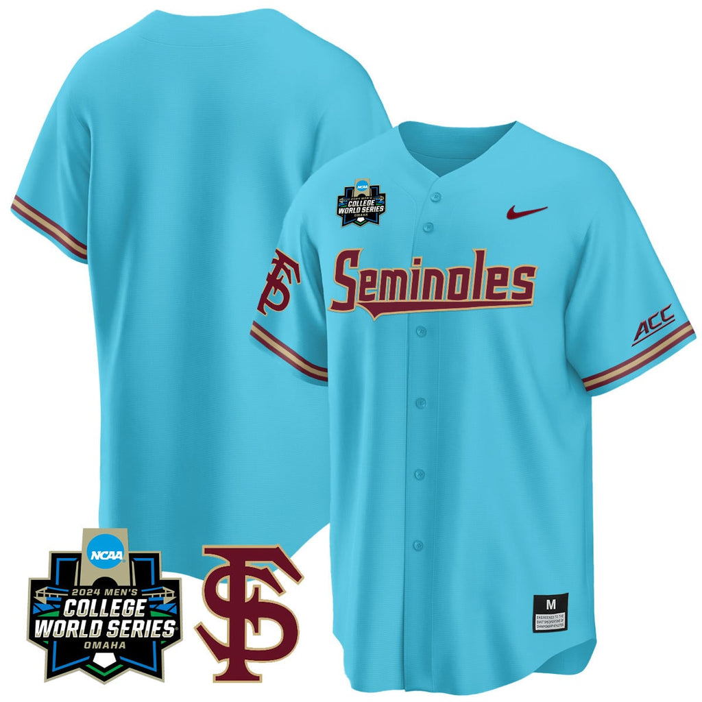 Men's Florida State Seminoles 2024 College World Series Vapor Premier Limited Jersey V1 - All Stitched