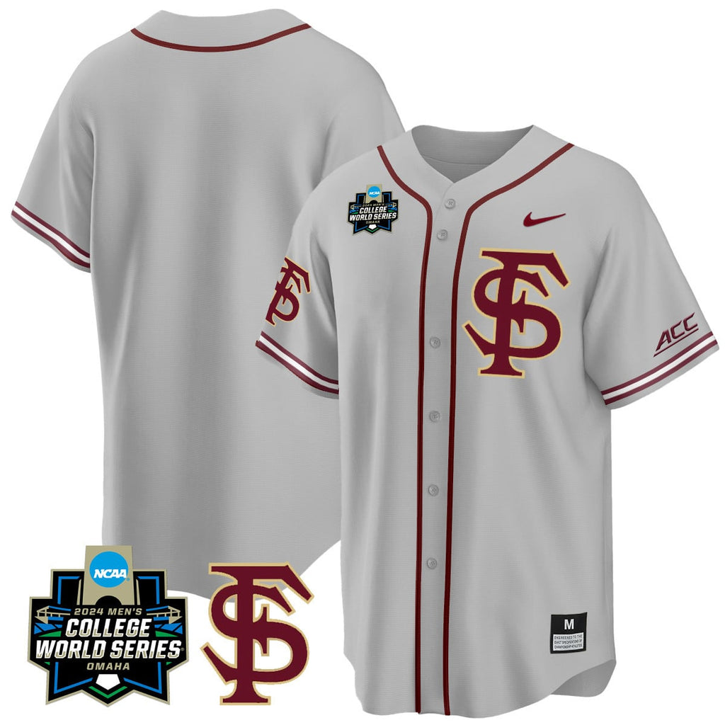 Men's Florida State Seminoles 2024 College World Series Vapor Premier Limited Jersey V1 - All Stitched