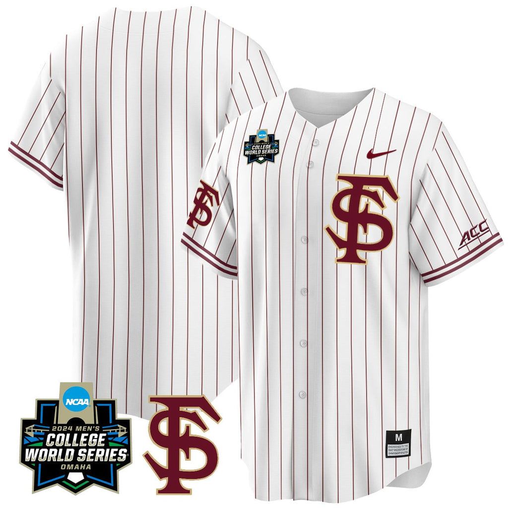 Men's Florida State Seminoles 2024 College World Series Vapor Premier Limited Jersey V1 - All Stitched