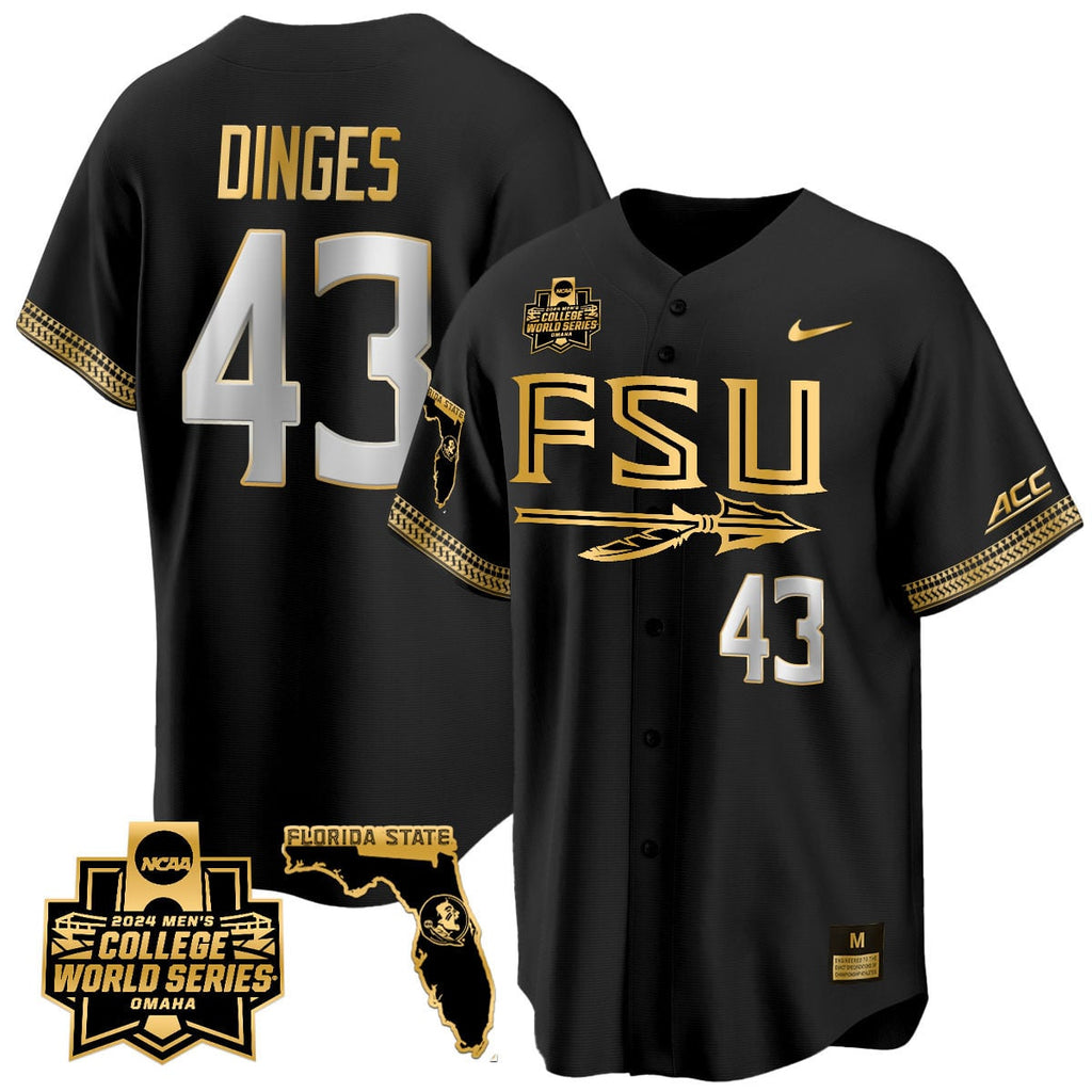 Men's Florida State Seminoles 2024 College World Series Vapor Premier Limited Jersey V2 - All Stitched
