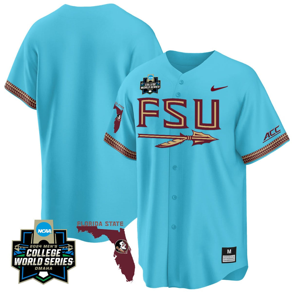Men's Florida State Seminoles 2024 College World Series Vapor Premier Limited Jersey V2 - All Stitched