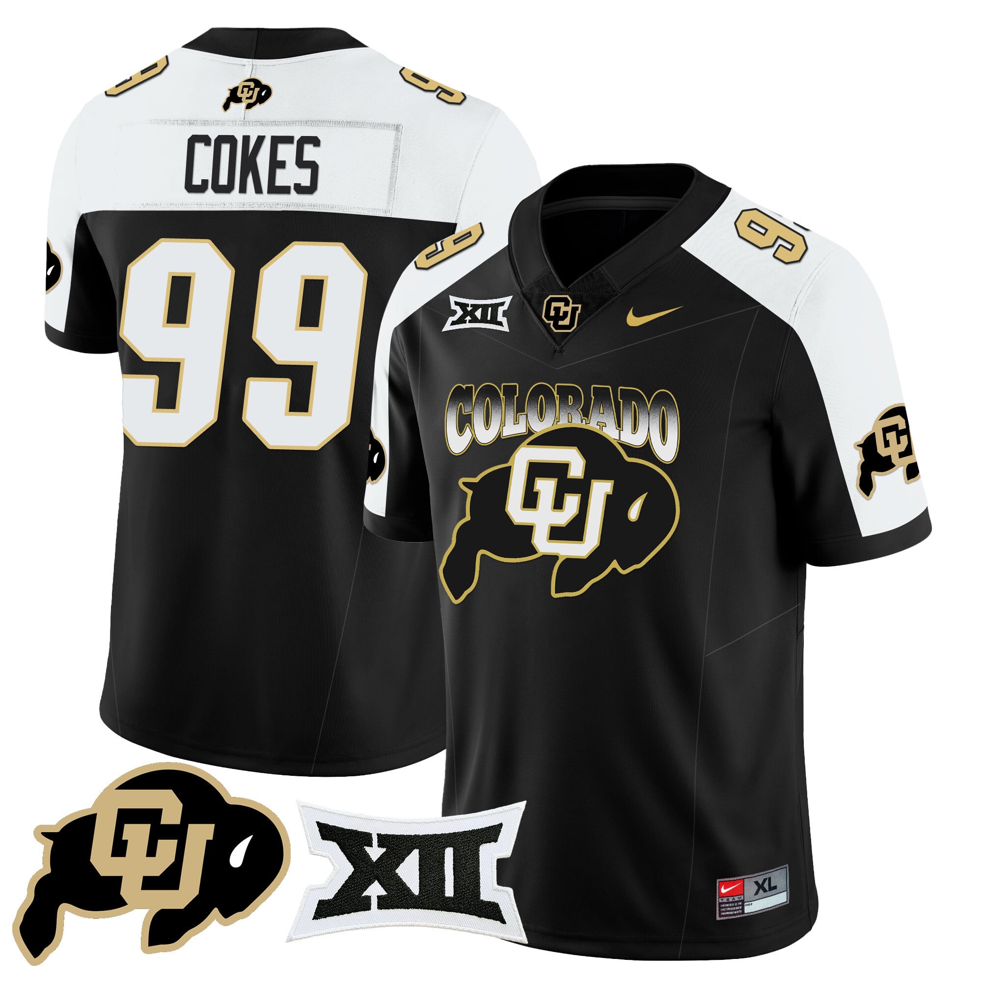 Men's Colorado Buffaloes 2024 Vapor Limited Jersey N2 - All Stitched