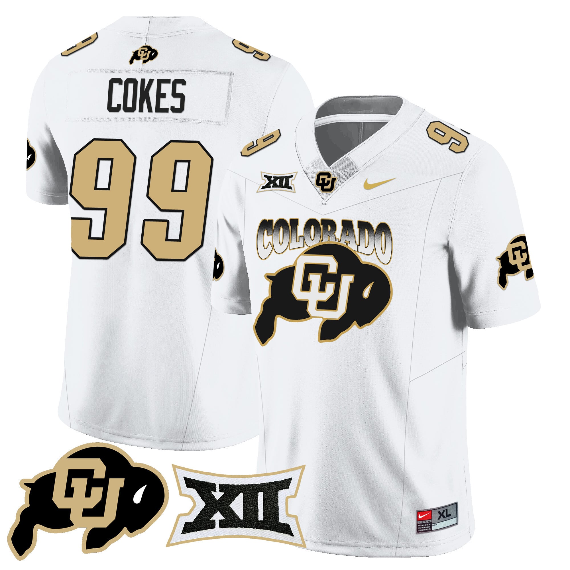 Men's Colorado Buffaloes 2024 Vapor Limited Jersey N2 - All Stitched