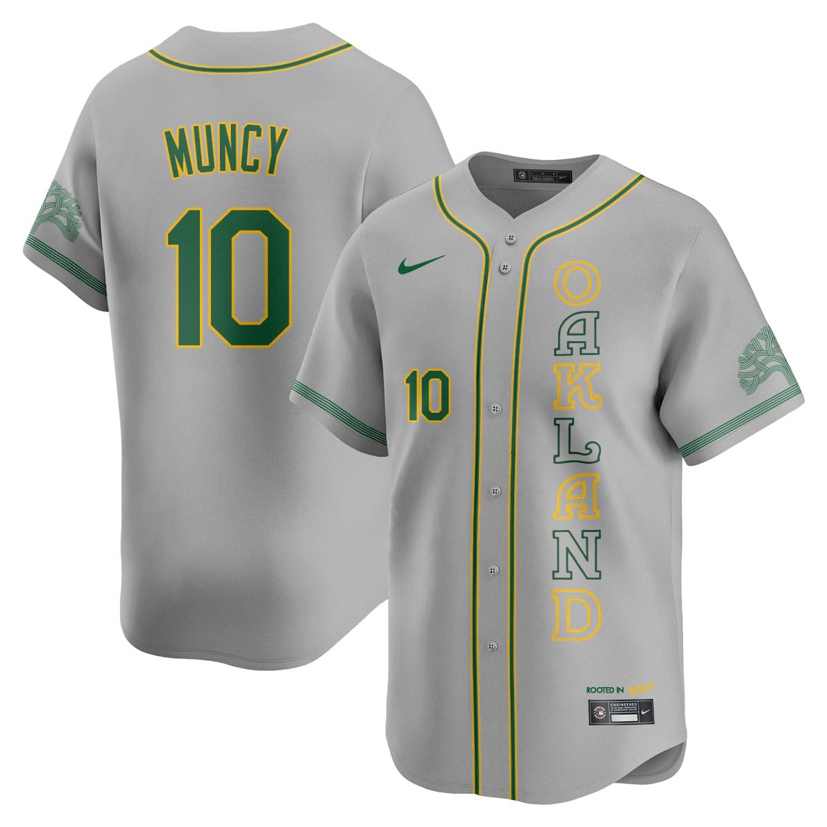 Men's Oakland Athletics City Connect Concept Jersey - All Stitched