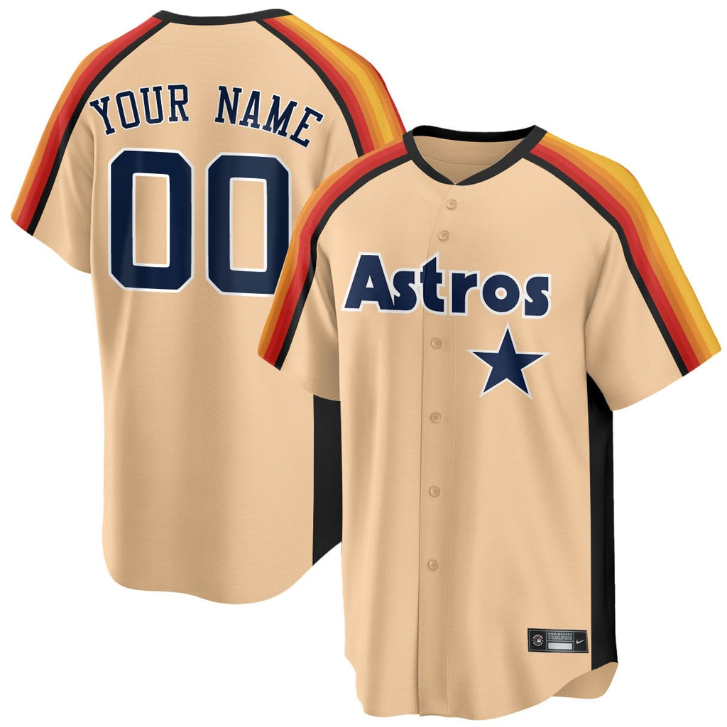 Houston Astros 1989 Throwback Road Jersey - All Stitched