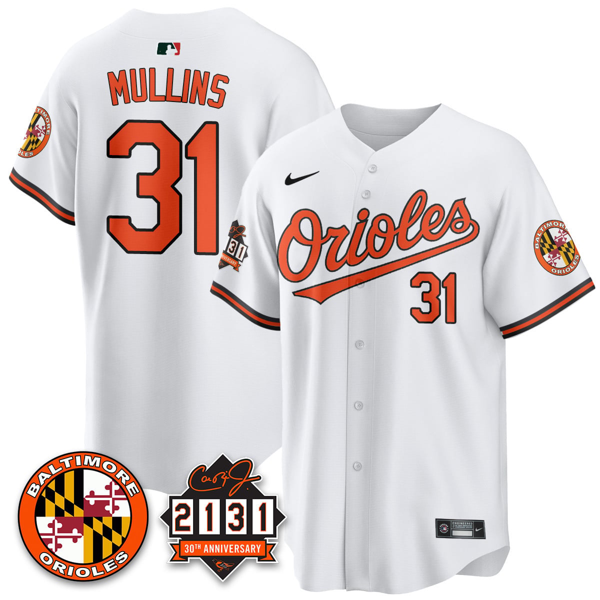 Men's Baltimore Orioles "30th Anniversary of 2131" Limited Jersey - All Stitched