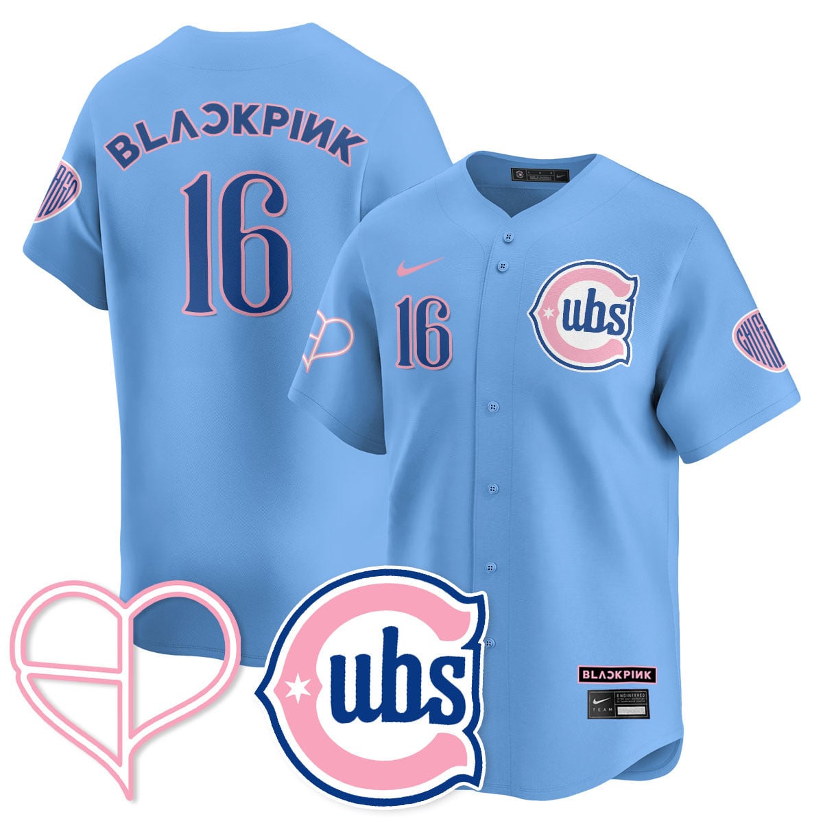 Chicago Cubs BL??KPI?K 2025 Limited Custom Jersey - All Stitched