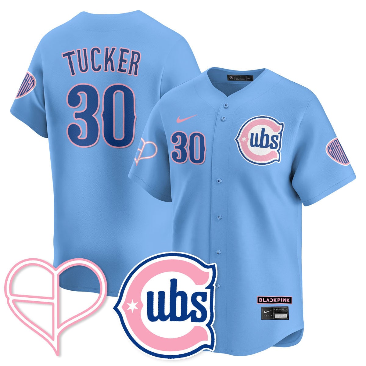 Chicago Cubs BL??KPI?K 2025 Limited Custom Jersey - All Stitched