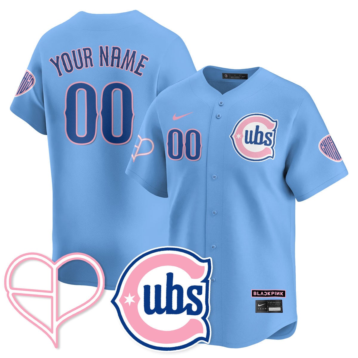 Chicago Cubs BL??KPI?K 2025 Limited Custom Jersey - All Stitched