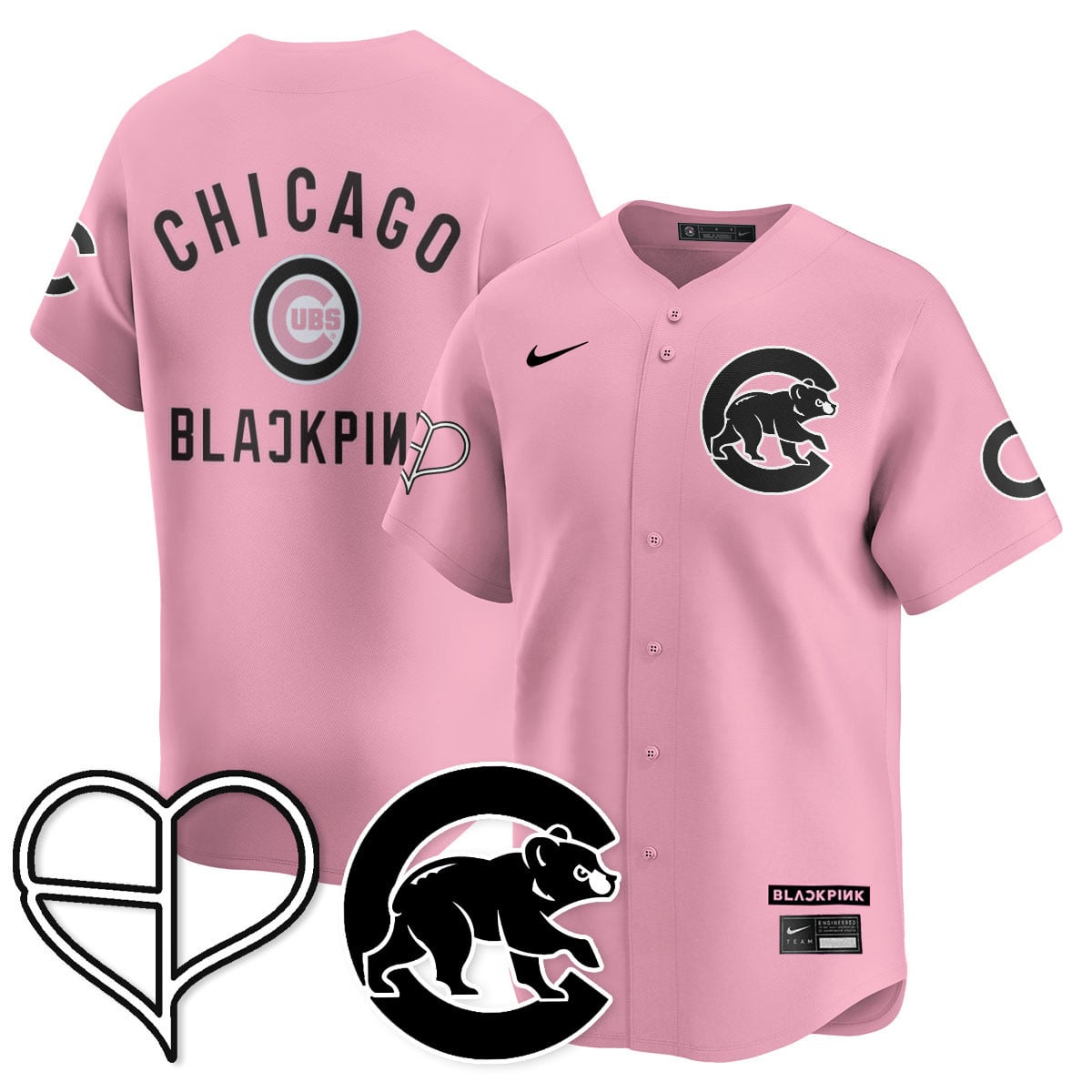Chicago Cubs BL??KPI?K 2025 Limited Custom Jersey - All Stitched