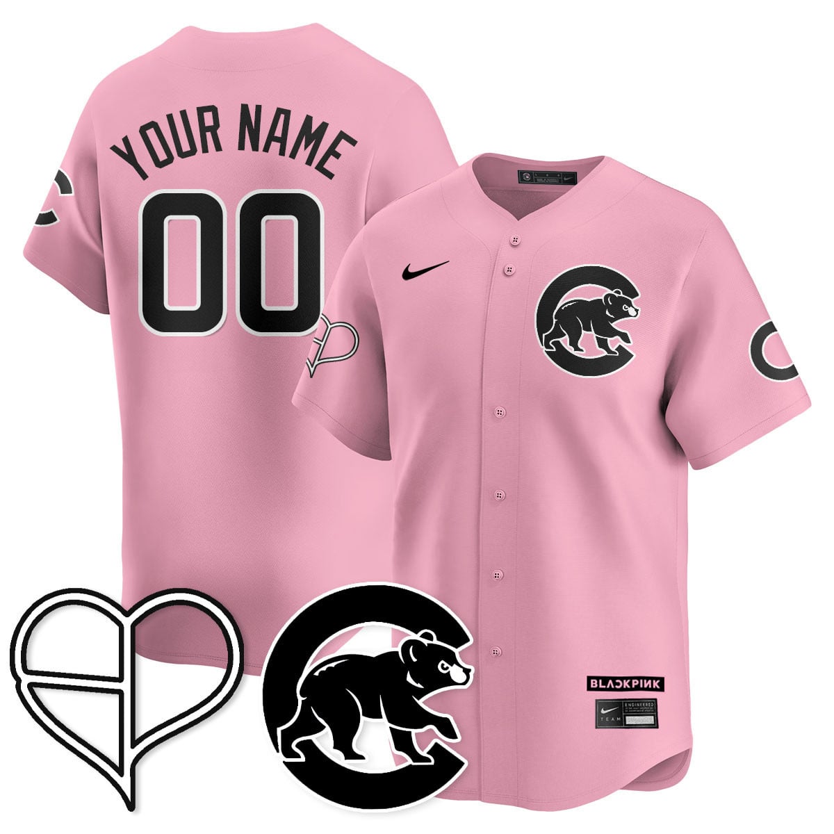 Chicago Cubs BL??KPI?K 2025 Limited Custom Jersey - All Stitched