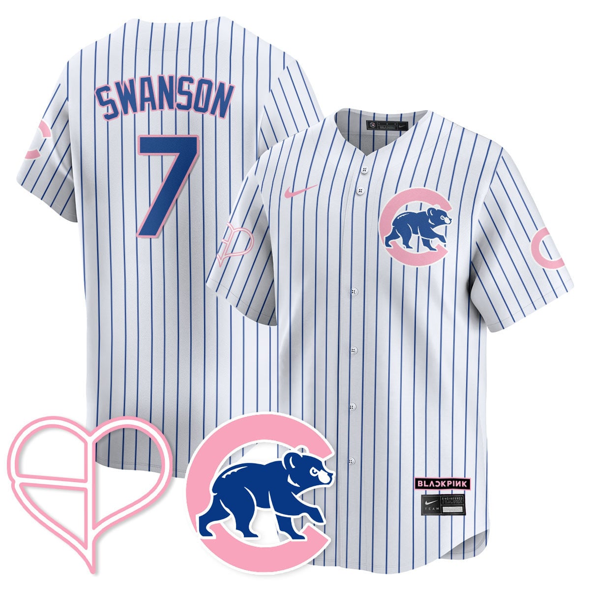 Chicago Cubs BL??KPI?K 2025 Limited Custom Jersey - All Stitched