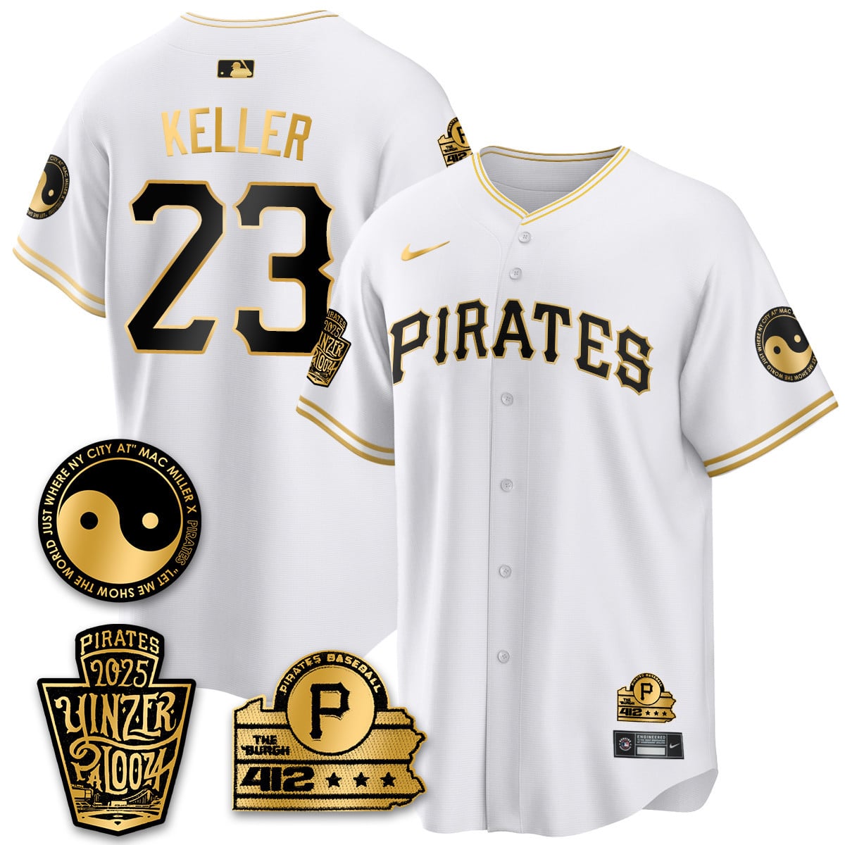 Men's Pittsburgh Pirates Yinzerpalooza 2025 Limited Jersey - All Stitched