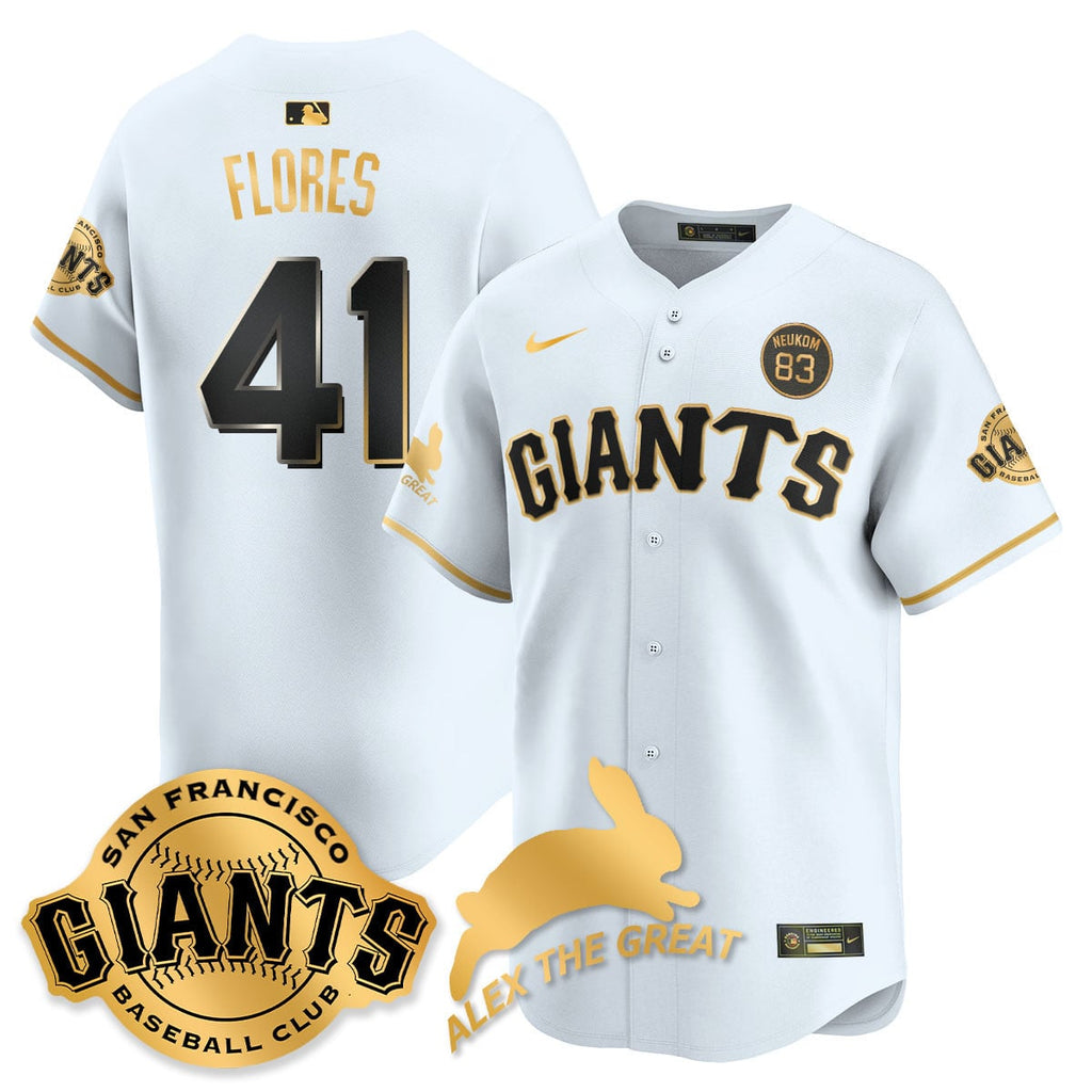 Custom San Francisco Giants "Alex the Great" Rabbit Memories 2025 Jersey - All Stitched