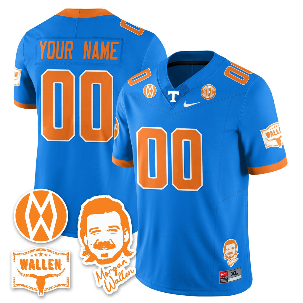 Men's Tennessee Volunteers Morgan Wallen 2025 Jersey - All Stitched