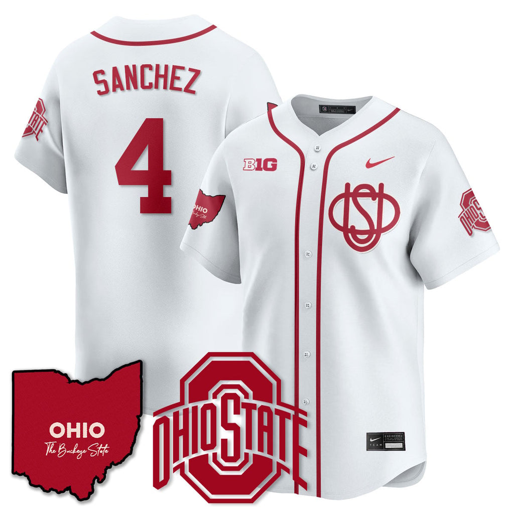 Men's Ohio State Buckeyes 2025 Wordmark Jersey - All Stitched