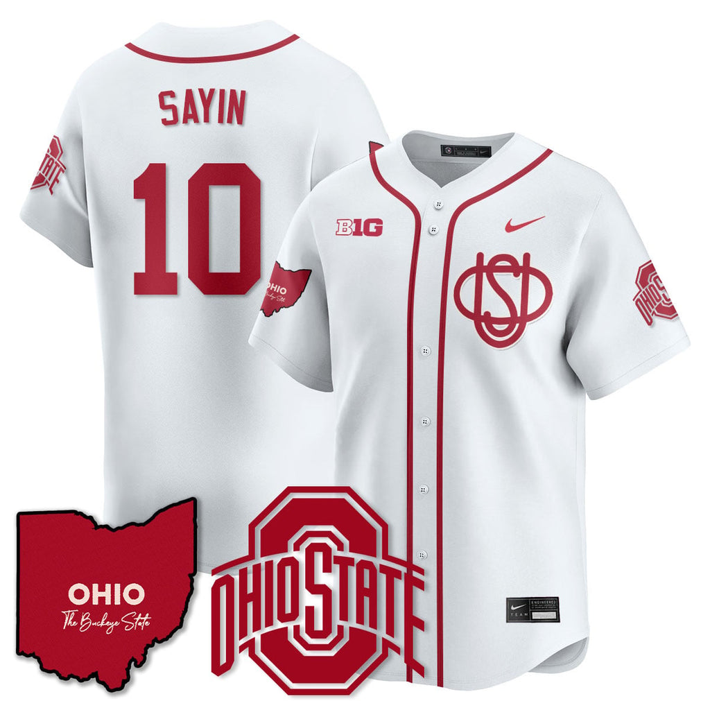 Men's Ohio State Buckeyes 2025 Wordmark Jersey - All Stitched