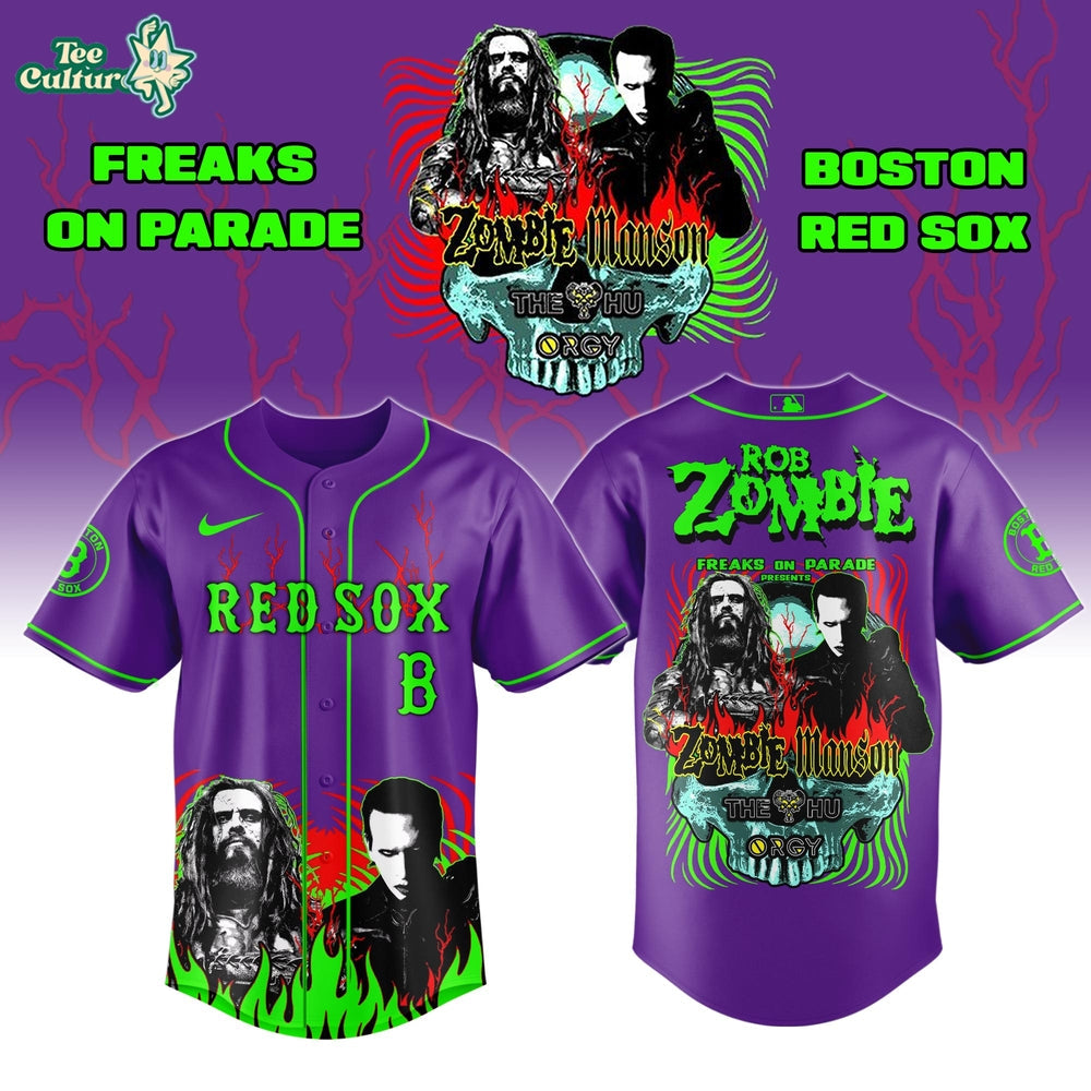 Boston Red Sox x Freaks On Parade Tour 2026 Colab Jersey Limited Edition