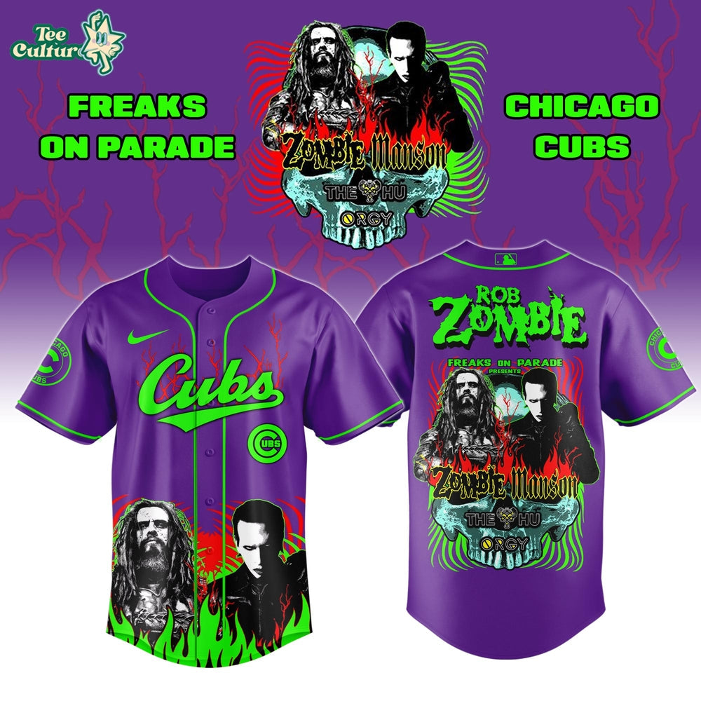Chicago Cubs x Freaks On Parade Tour 2026 Colab Jersey Limited Edition