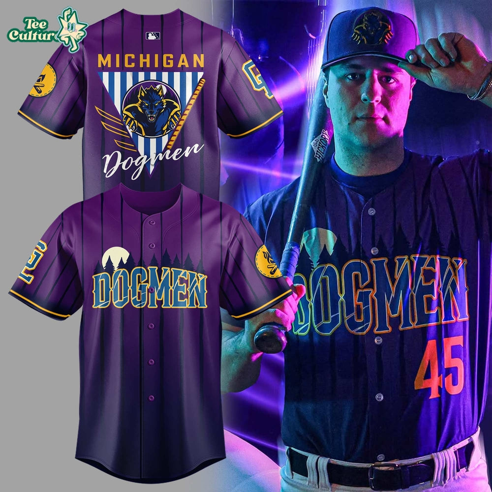 Great Lakes Loons Michigan Dogmen Wilson Baseball Jersey