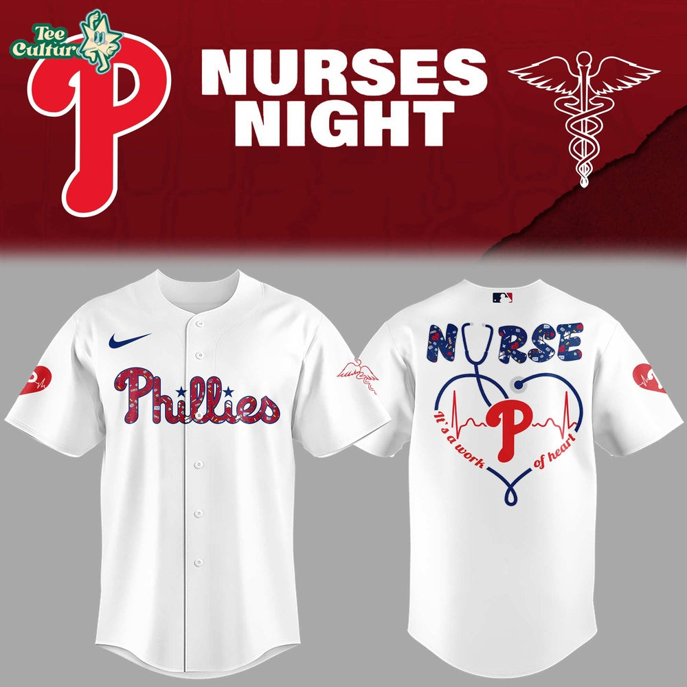 Philadelphia Phillies MLB 2026 Nurses Night Commemorative Jersey Edition