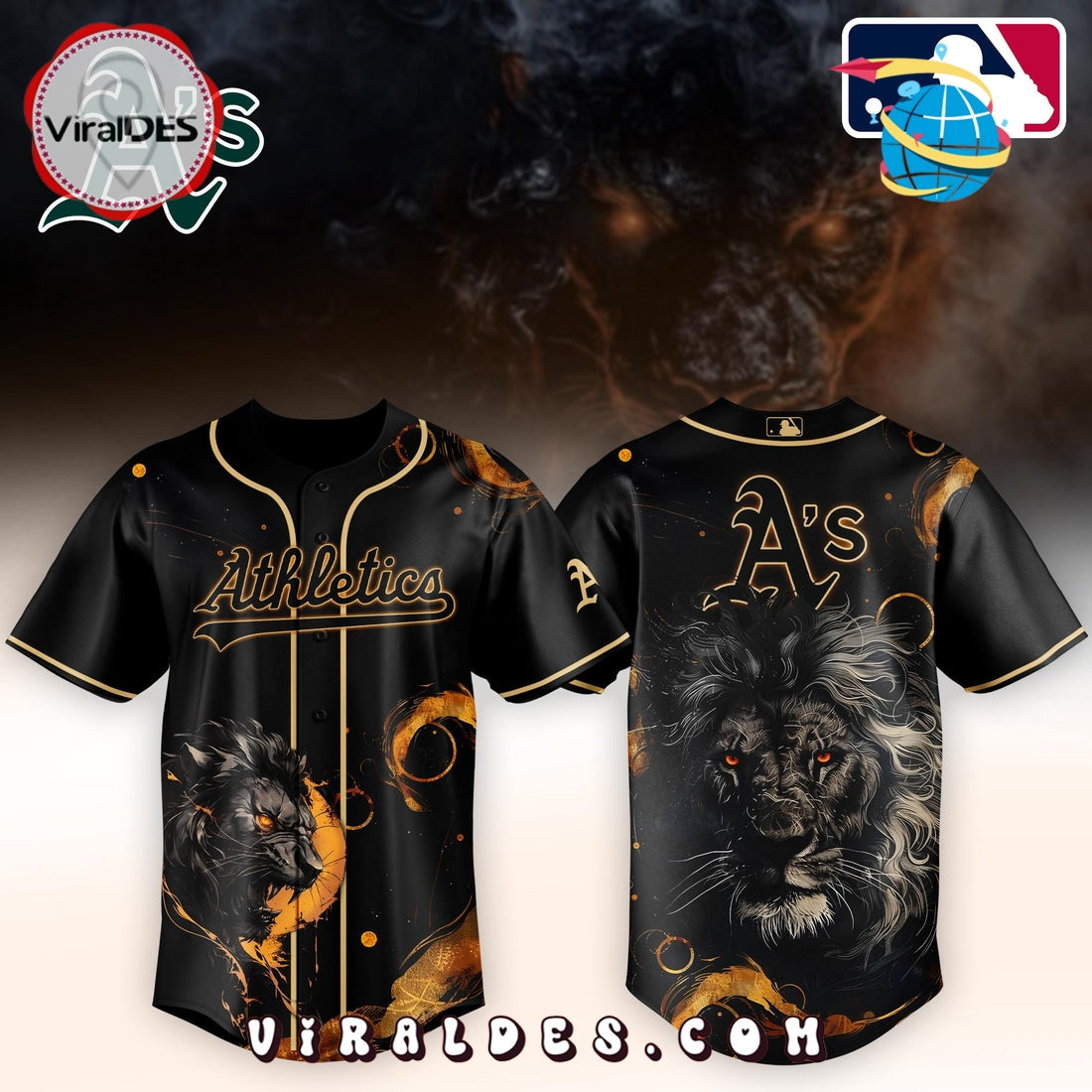 Athletics x Lion Baseball Jersey