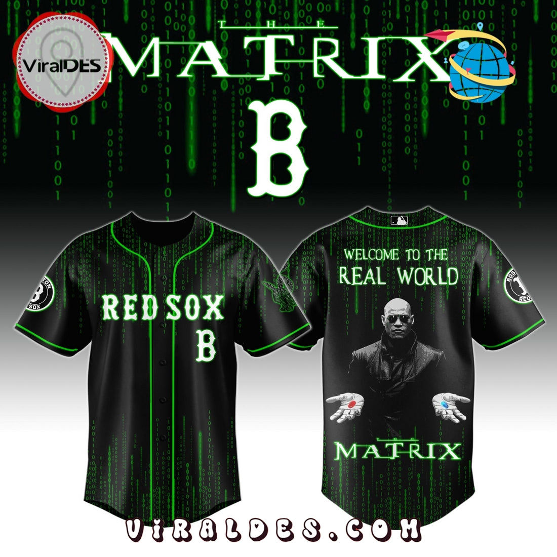 Boston Red Sox MLB The Matrix Baseball Jersey