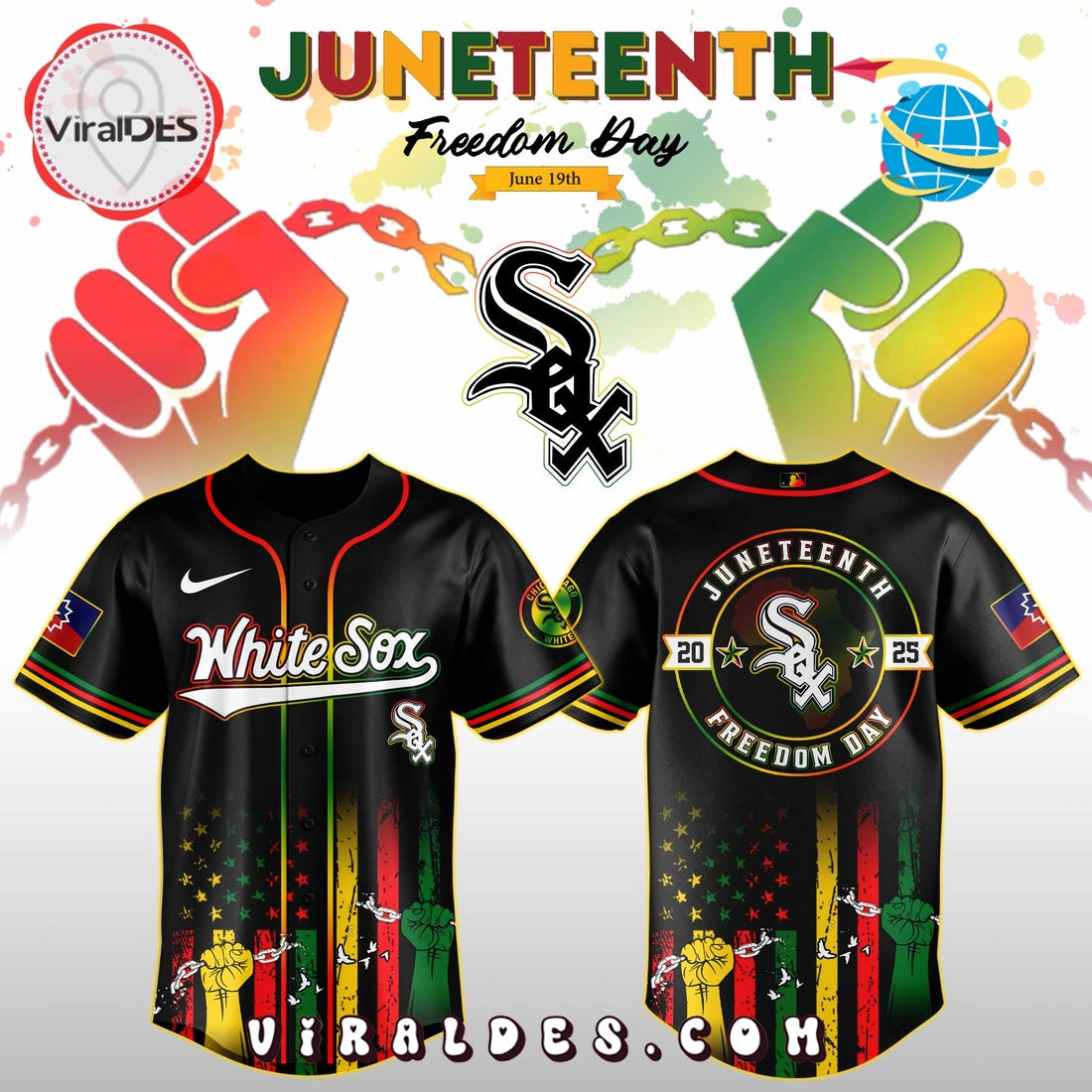 Chicago White Sox x Juneteenth Day Jersey