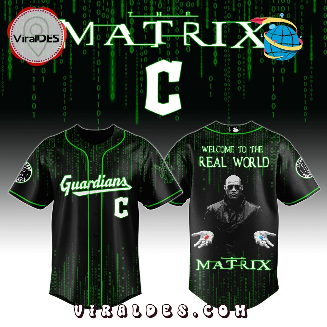 Cleveland Guardians MLB The Matrix Baseball Jersey