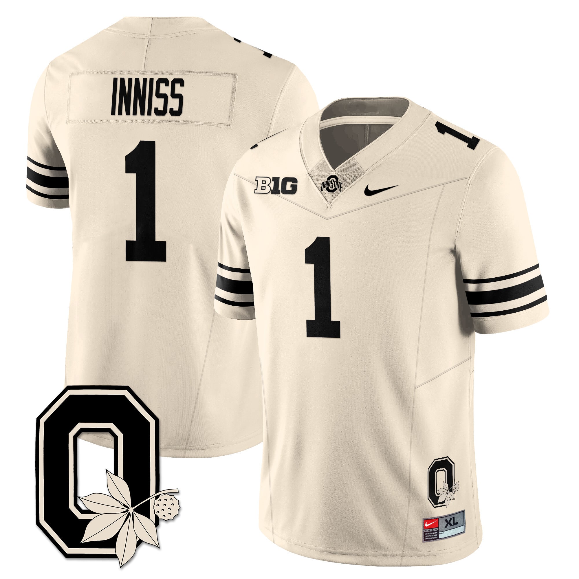 Custom Ohio State Buckeyes 2025 Vapor Limited Jersey - All Stitched