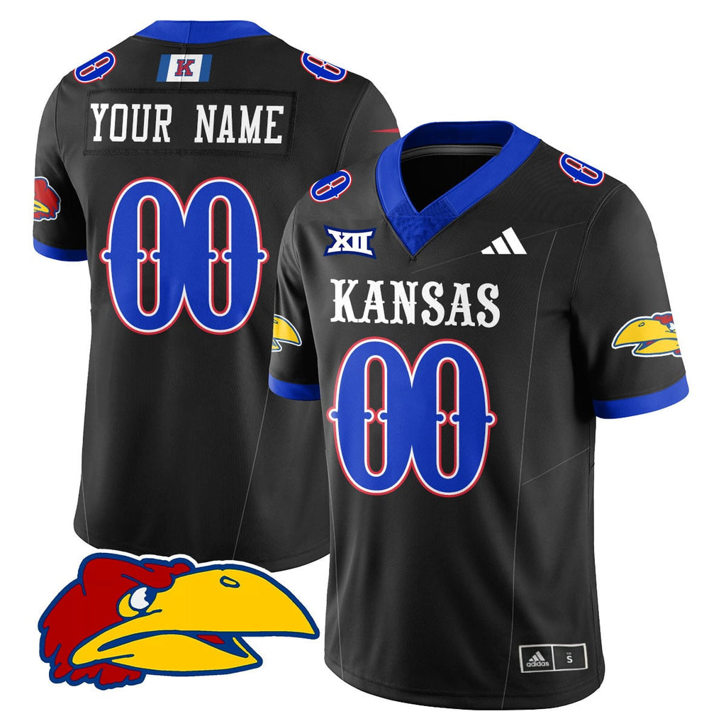 Men's Kansas Jayhawks Football 2025 Limited Jersey - All Stitched