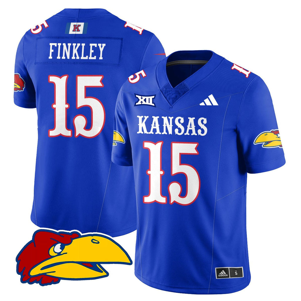 Men's Kansas Jayhawks Football 2025 Limited Jersey - All Stitched