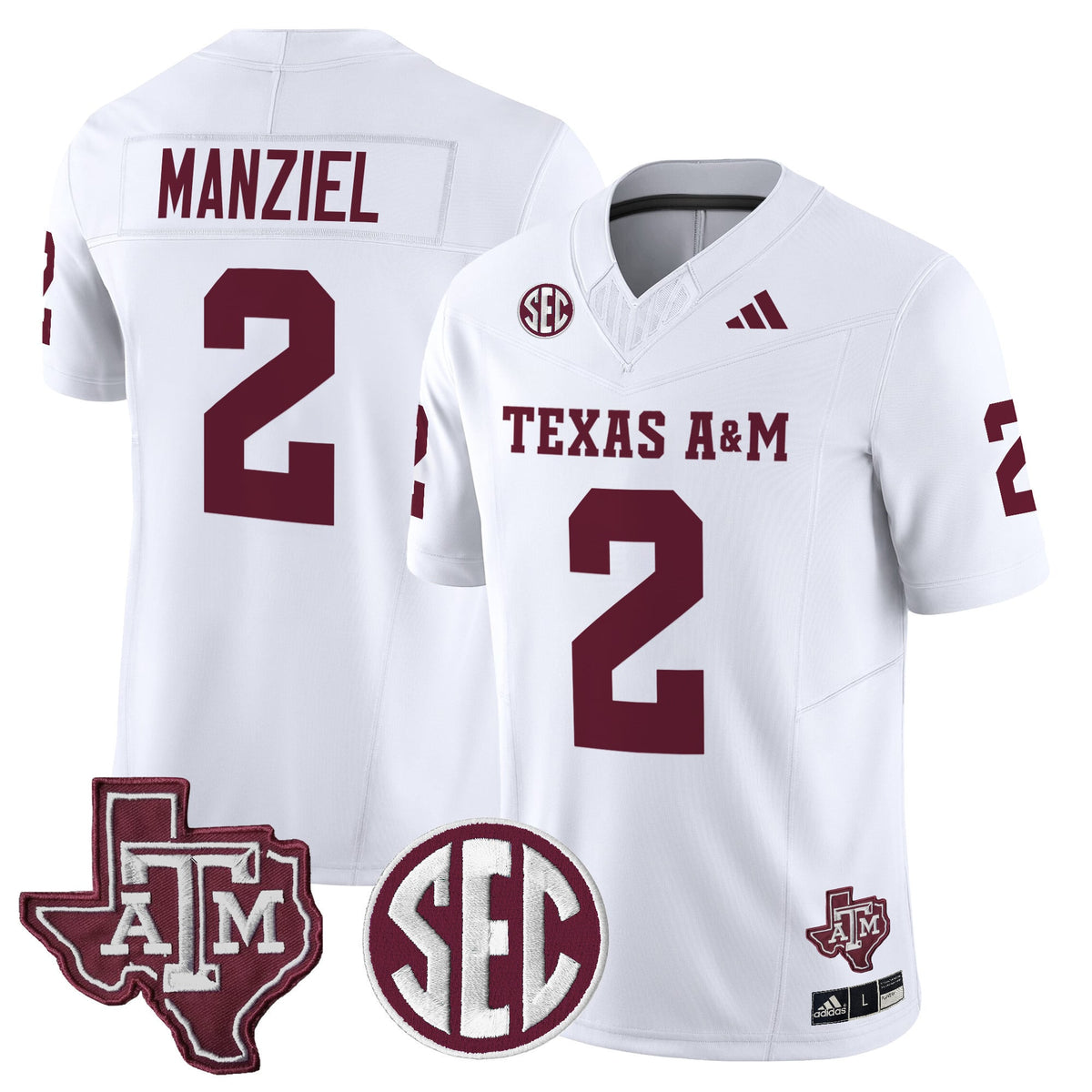 Men's Texas A&M Aggies 2025 Vapor Limited Jersey - All Stitched