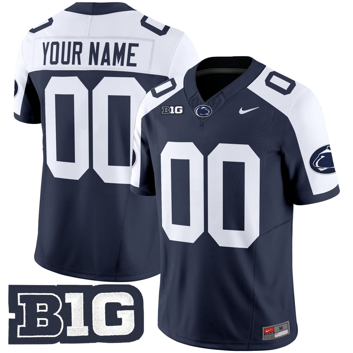 Penn State Nittany Lions 2025 Vapor Limited Custom Jersey - All Stitched