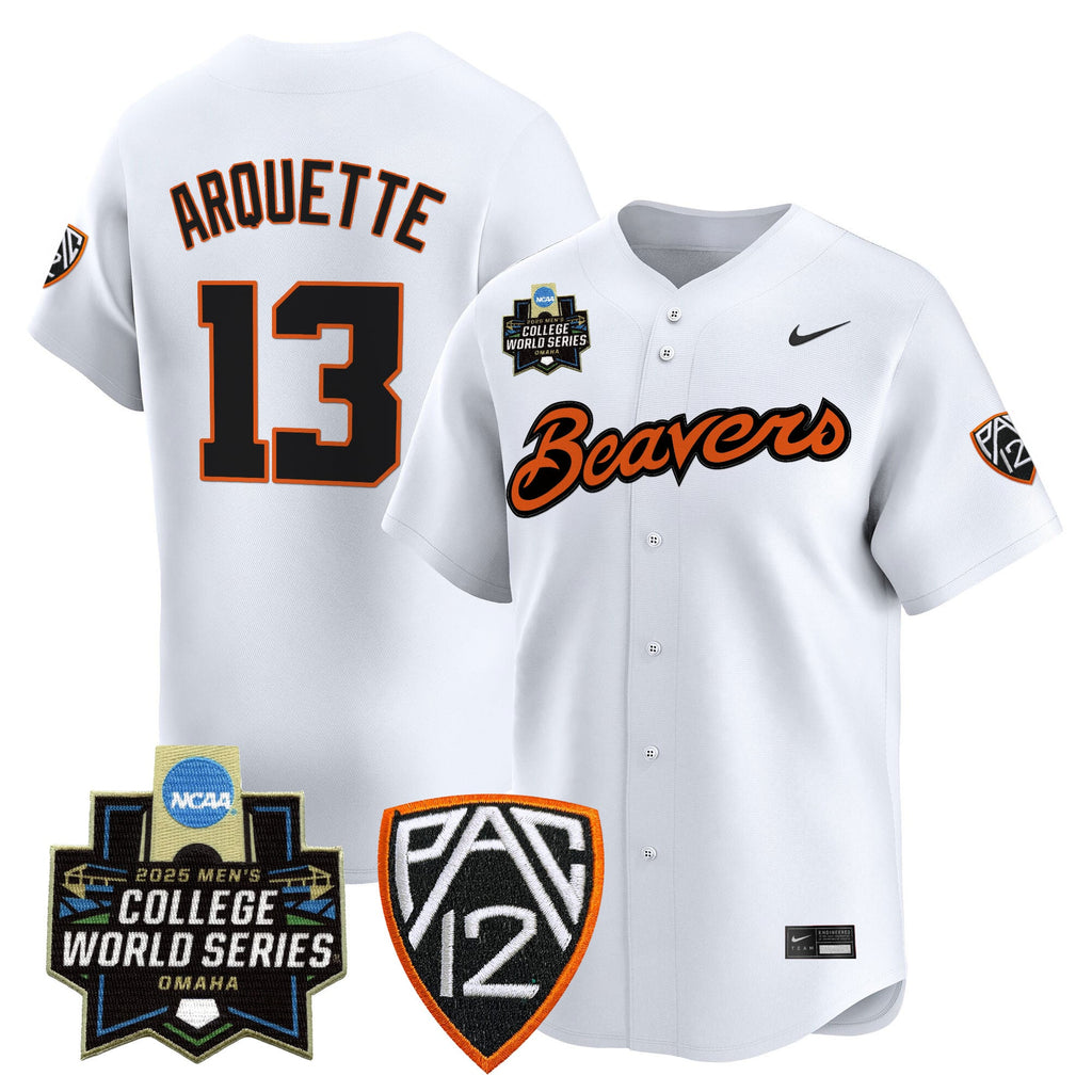 Men's Oregon State Beavers 2025 World Series Vapor Premier Limited Jersey - All Stitched