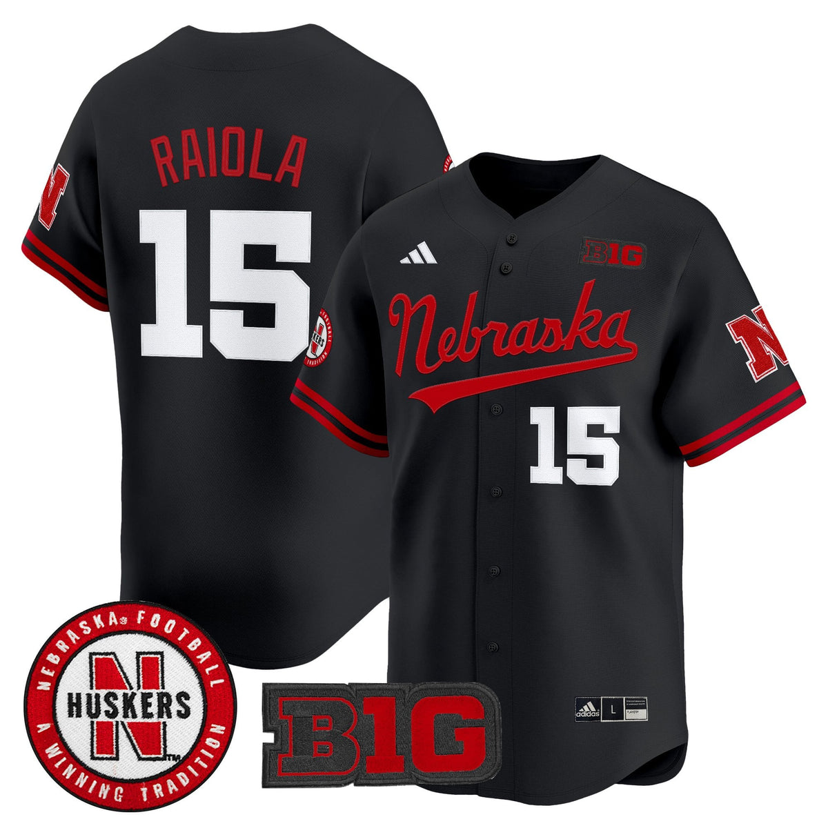 Men's Nebraska Cornhuskers 2025 Vapor Baseball Jersey - All Stitched