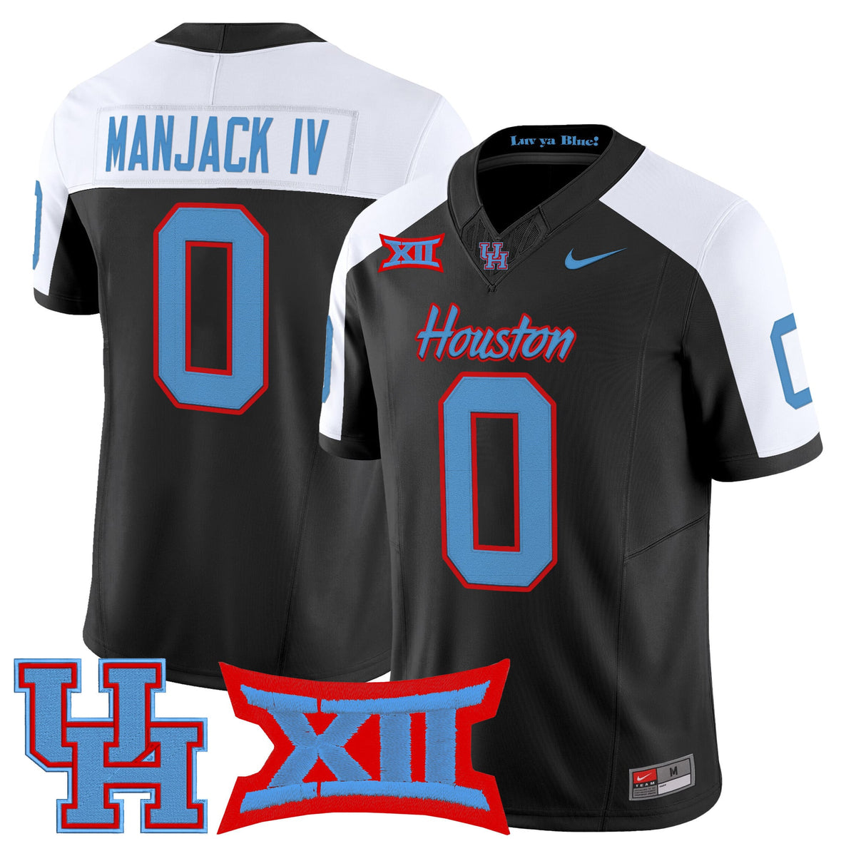 Men's Houston Cougars 2025 Vapor Limited Jersey - All Stitched