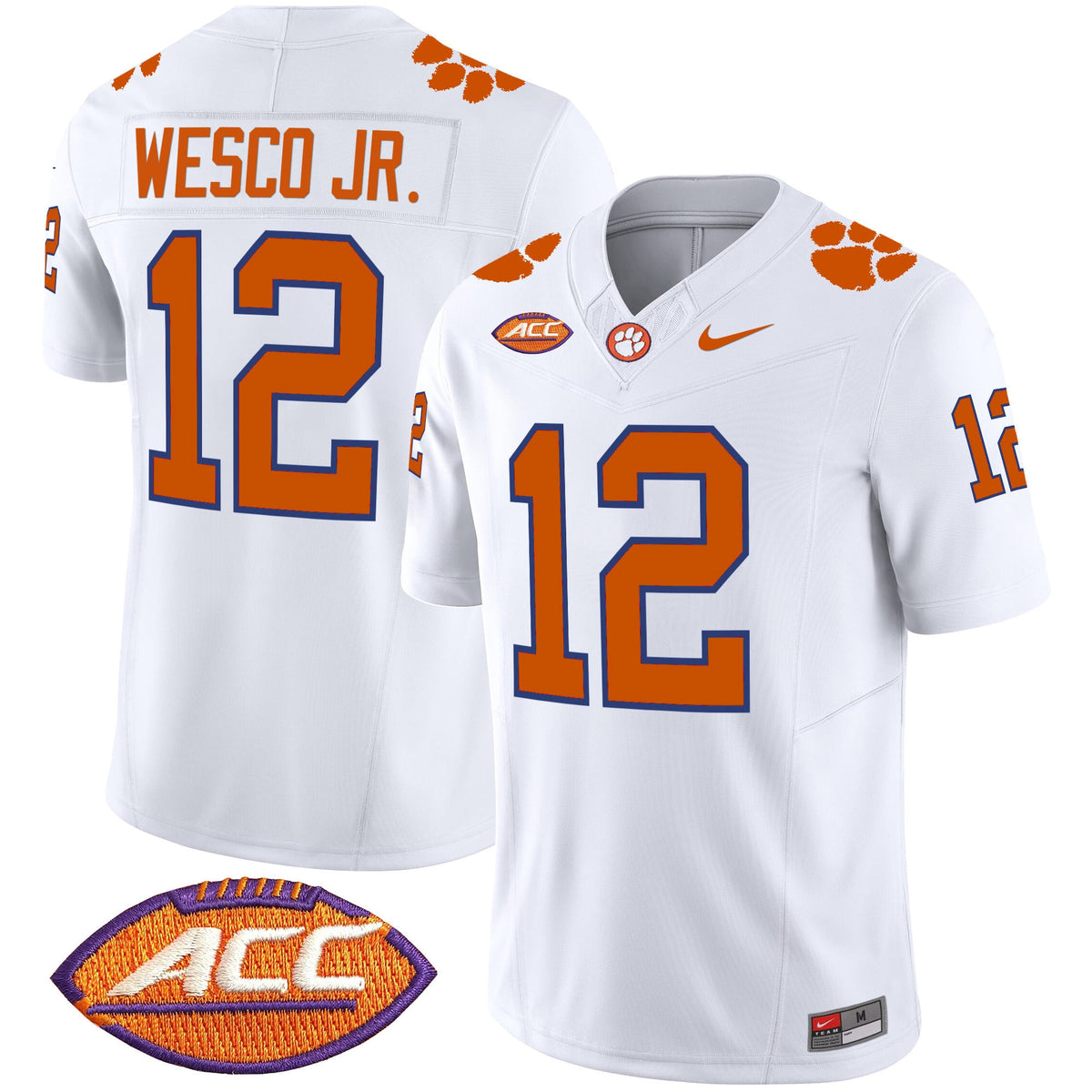 Men's Clemson Tigers 2025 Vapor Limited Jersey - All Stitched
