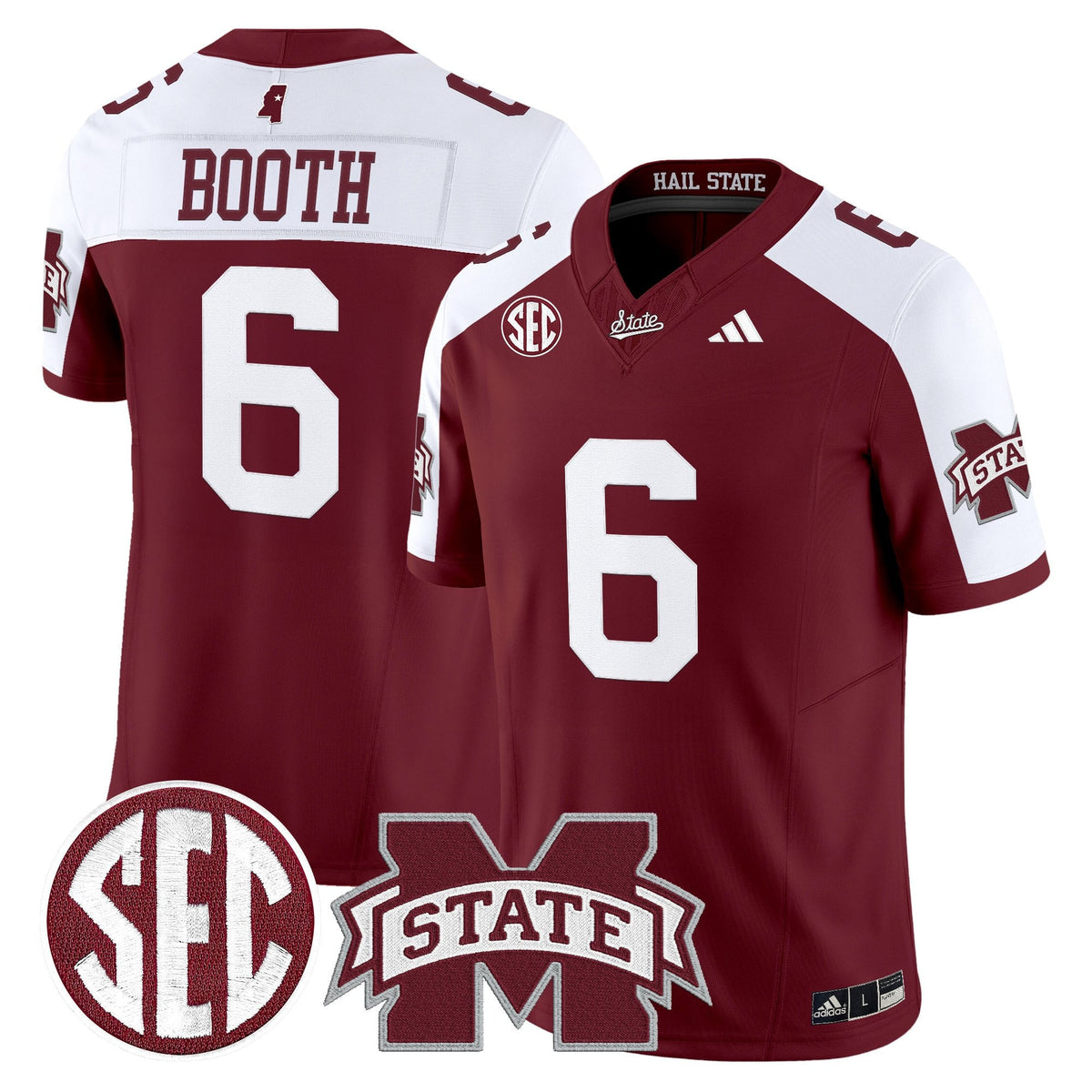 Men's Mississippi State Bulldogs 'Dark Mode' Vapor Limited Jersey - All Stitched