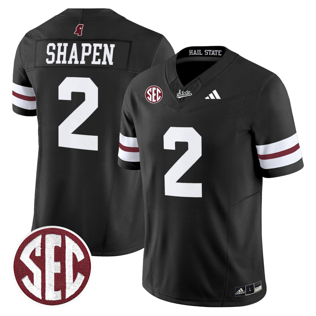 Men's Mississippi State Bulldogs 'Dark Mode' Vapor Limited Jersey - All Stitched