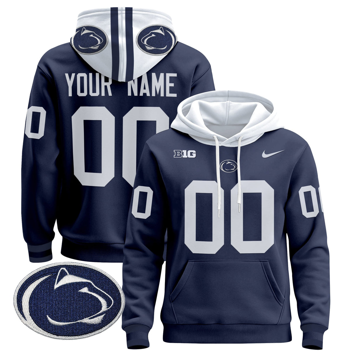 Penn State Nittany Lions 2024 Custom Pullover Hoodie