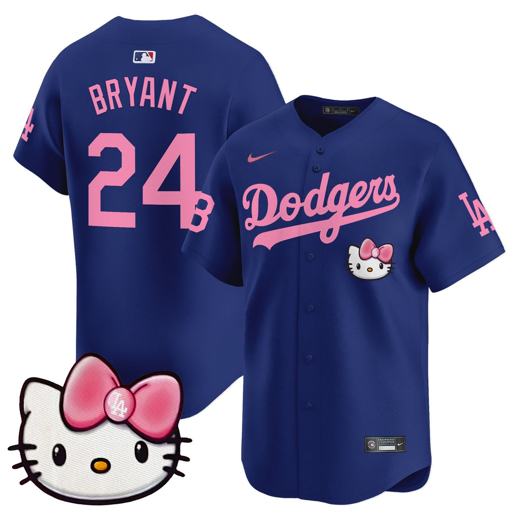 Unisex Dodgers 2025 Hello Kitty Vapor Premier Limited Jersey  All Stitched