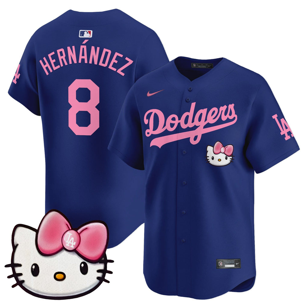 Unisex Dodgers 2025 Hello Kitty Vapor Premier Limited Jersey  All Stitched