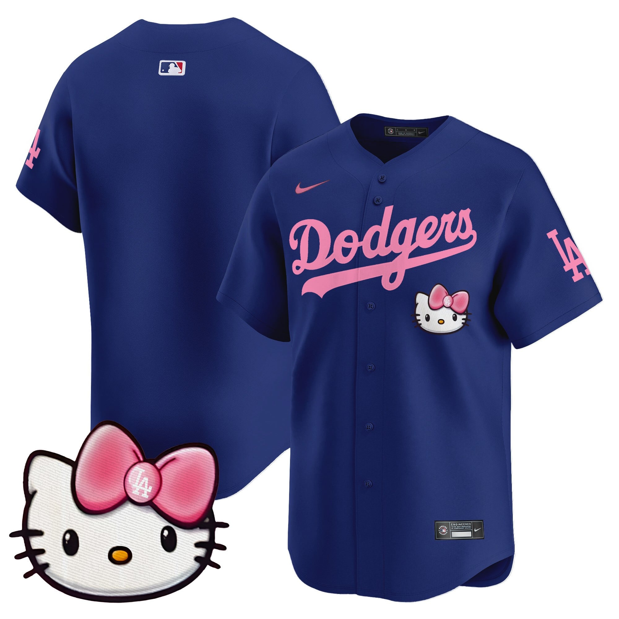 Unisex Dodgers 2025 Hello Kitty Vapor Premier Limited Jersey  All Stitched