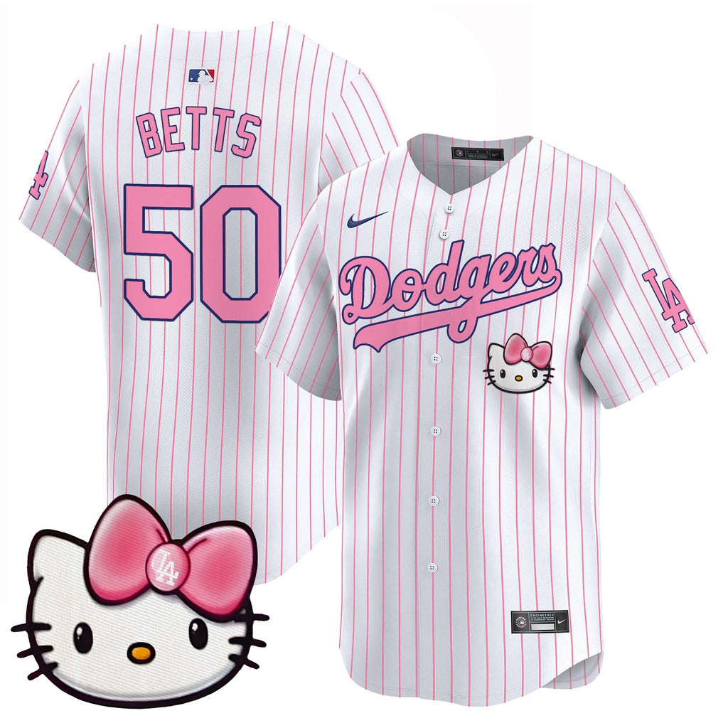 Unisex Dodgers 2025 Hello Kitty Vapor Premier Limited Jersey  All Stitched