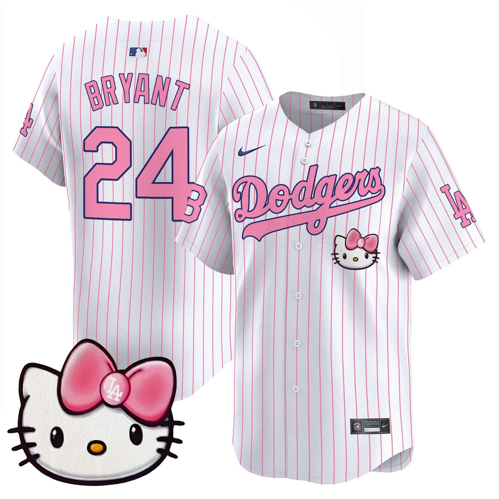 Unisex Dodgers 2025 Hello Kitty Vapor Premier Limited Jersey  All Stitched