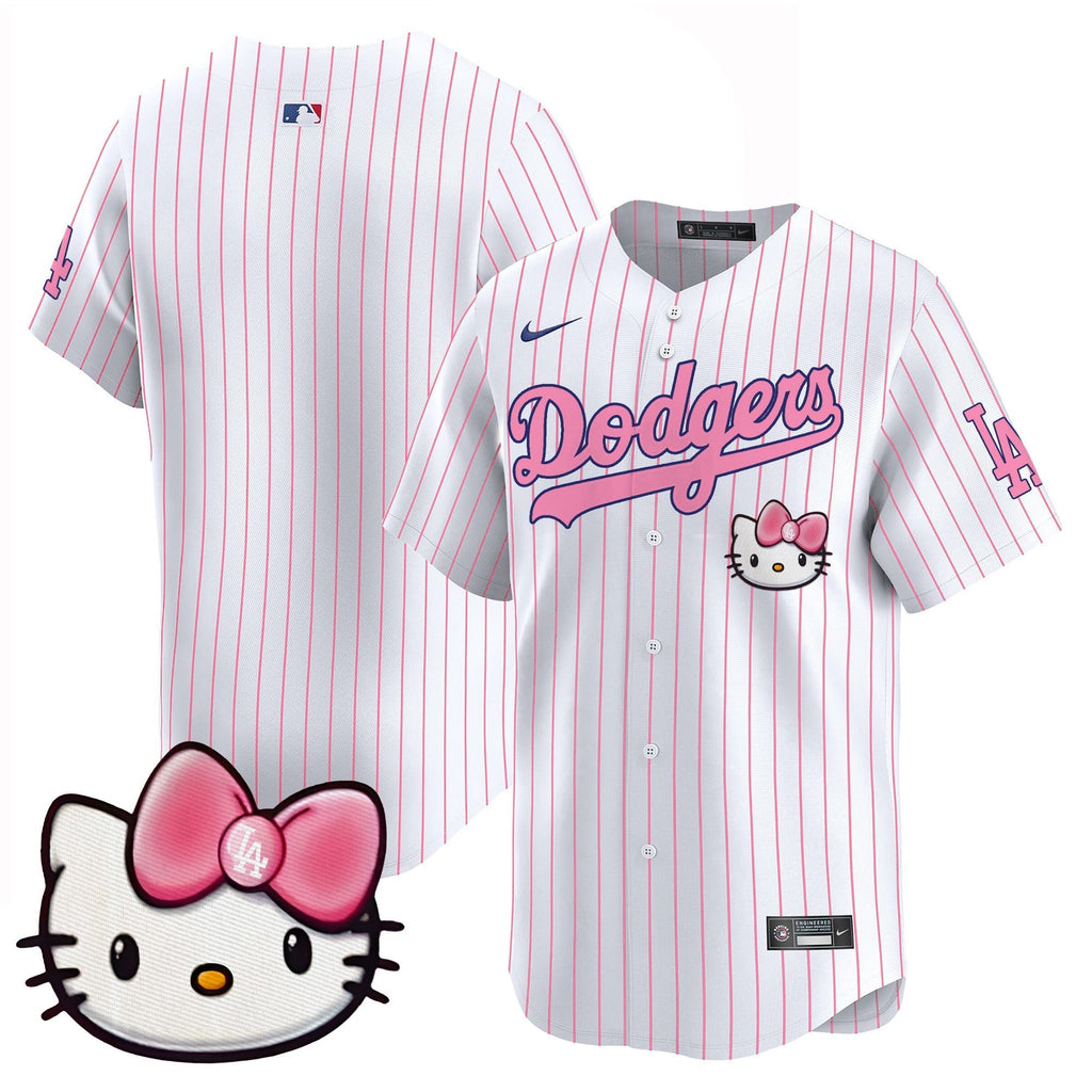 Unisex Dodgers 2025 Hello Kitty Vapor Premier Limited Jersey  All Stitched