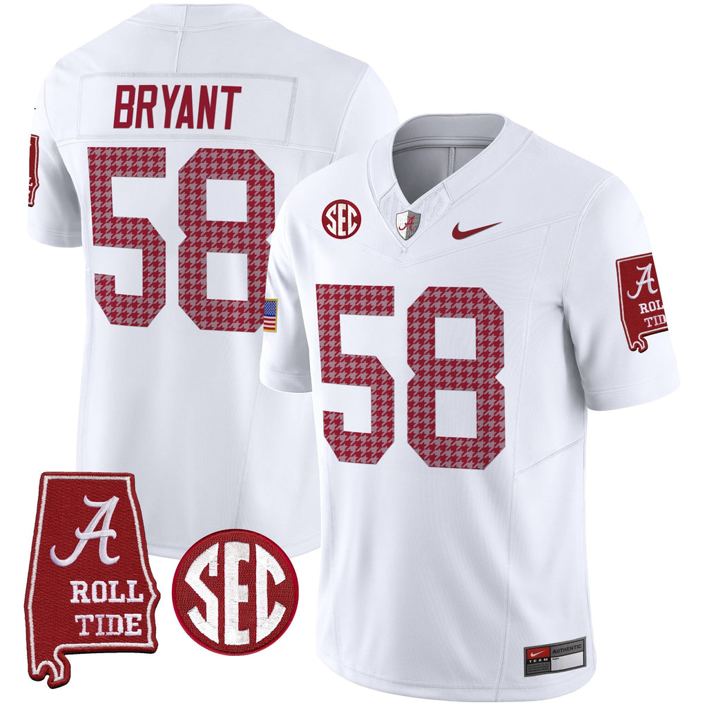Men's Alabama Crimson Tide Pro Combat Vapor Limited Jersey - All Stitched